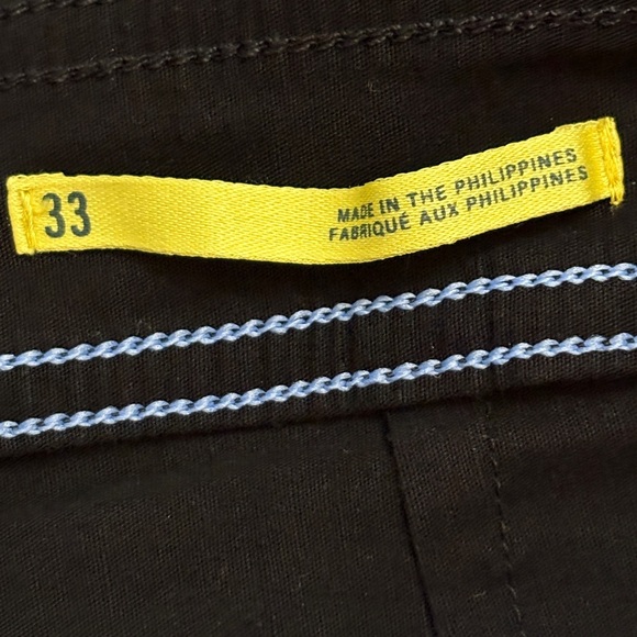 Maeve by Anthropologie Black High Waist Wide Leg Ankle Pants Linen Blend Size 33 - Picture 8 of 11